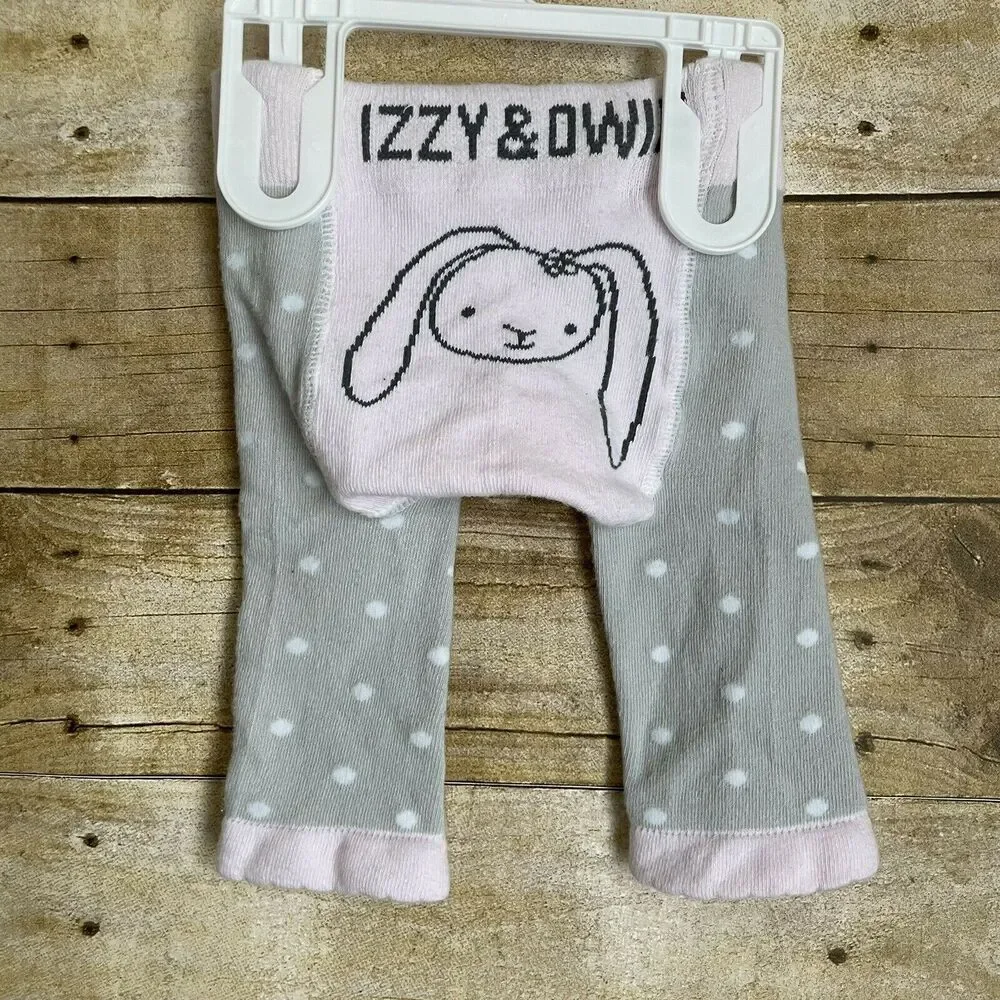Izzy & Owie Easter “Some Bunny Loves You” Pink Bodysuit & Legging Set - Size 6M